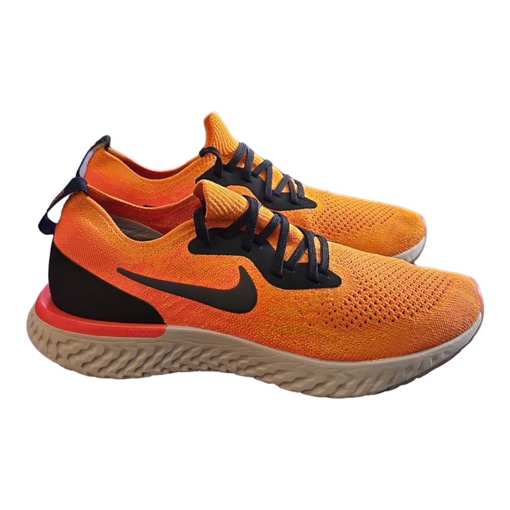 Size 8.5 - Nike Epic React Flyknit Copper Flash